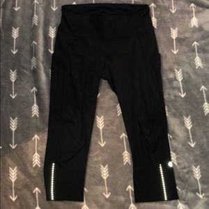 Cropped Black Lululemon Leggings